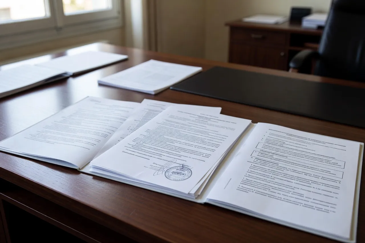 Documents officiels russes avec tampon apostille pour démarches en France